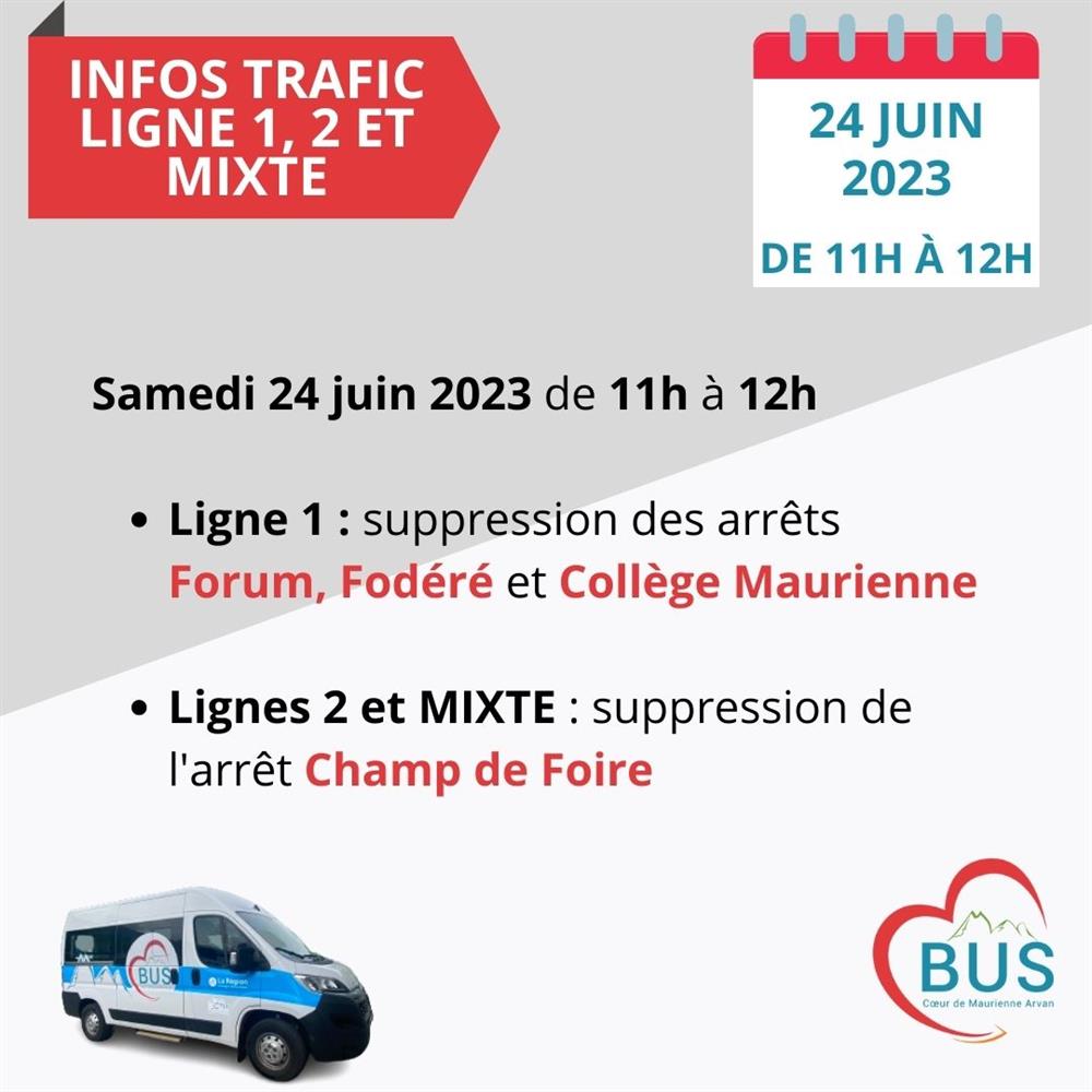 INFO TRAFIC - 24 JUIN 2023
