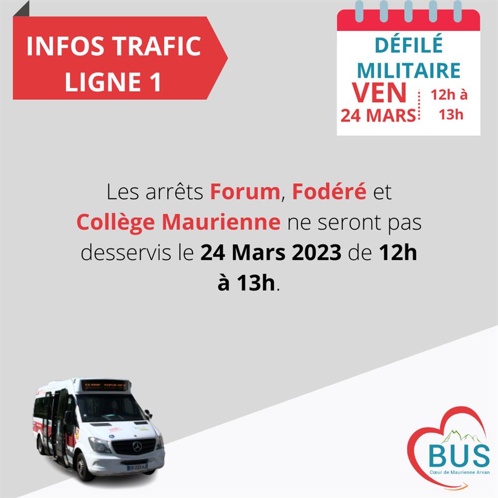 Infos trafic - LIGNE 1