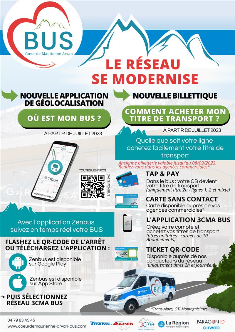 Coeur de Maurienne Arvan Bus 