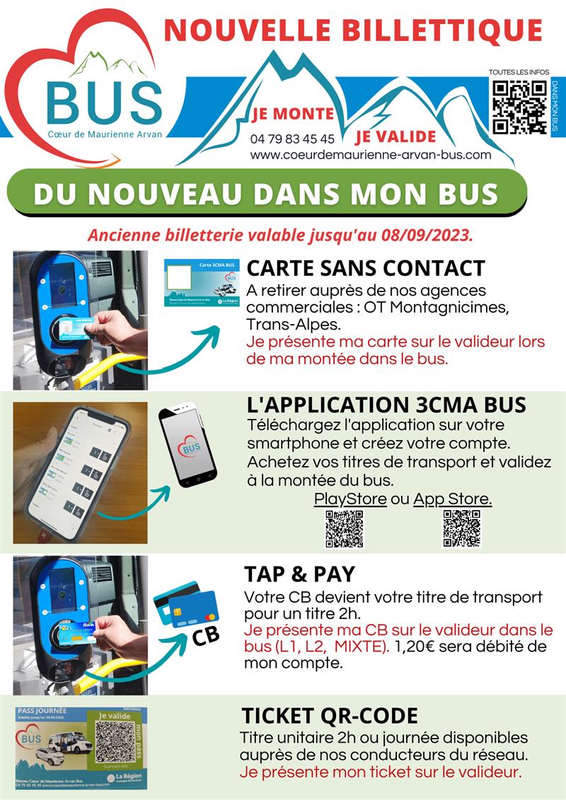 Coeur de Maurienne Arvan Bus 