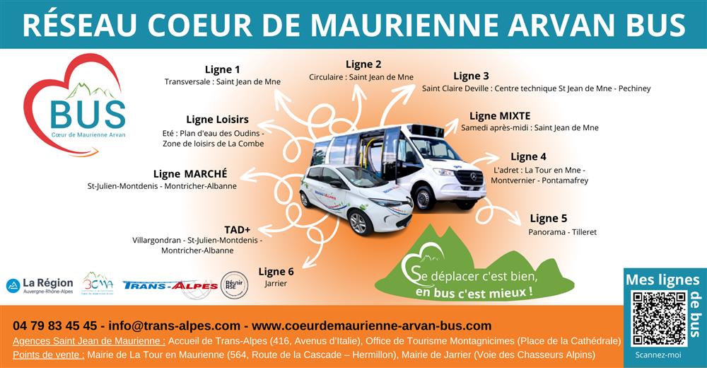 Enquête développement du réseau Cœur Maurienne Arvan Bus 